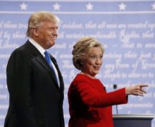 Хиллари Клинтон и Дональд Трамп провели первые теледебаты