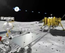 Китайский космический аппарат впервые в истории успешно сел на обратной стороне Луны. В трех фото