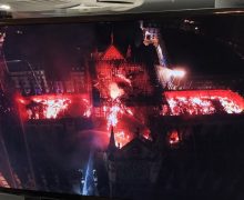 «Структуру» собора Парижской Богоматери удалось спасти от полного разрушения. Здание продолжает гореть