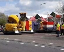 Молдавский флаг из цветов показали на цветочном фестивале в Нидерландах. В одном видео