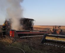 Пожар уничтожил 7 единиц сельхозтехники в Кагульском районе