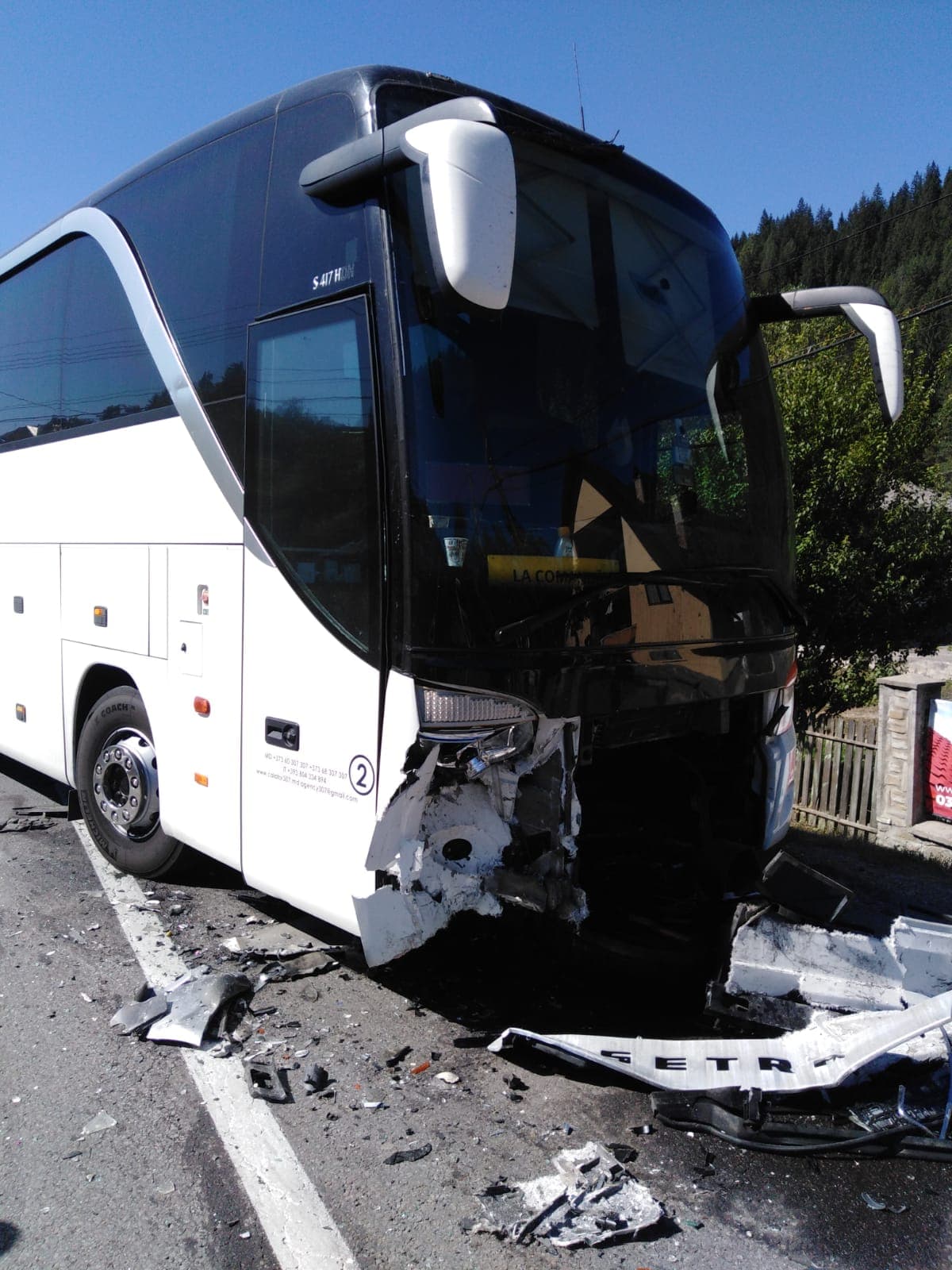 В Румынии автобус с гражданами Молдовы попал в аварию