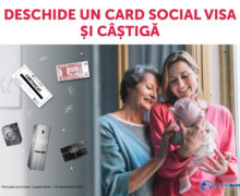 Ia-ți un card social Visa  de la Victoriabank și câștigă