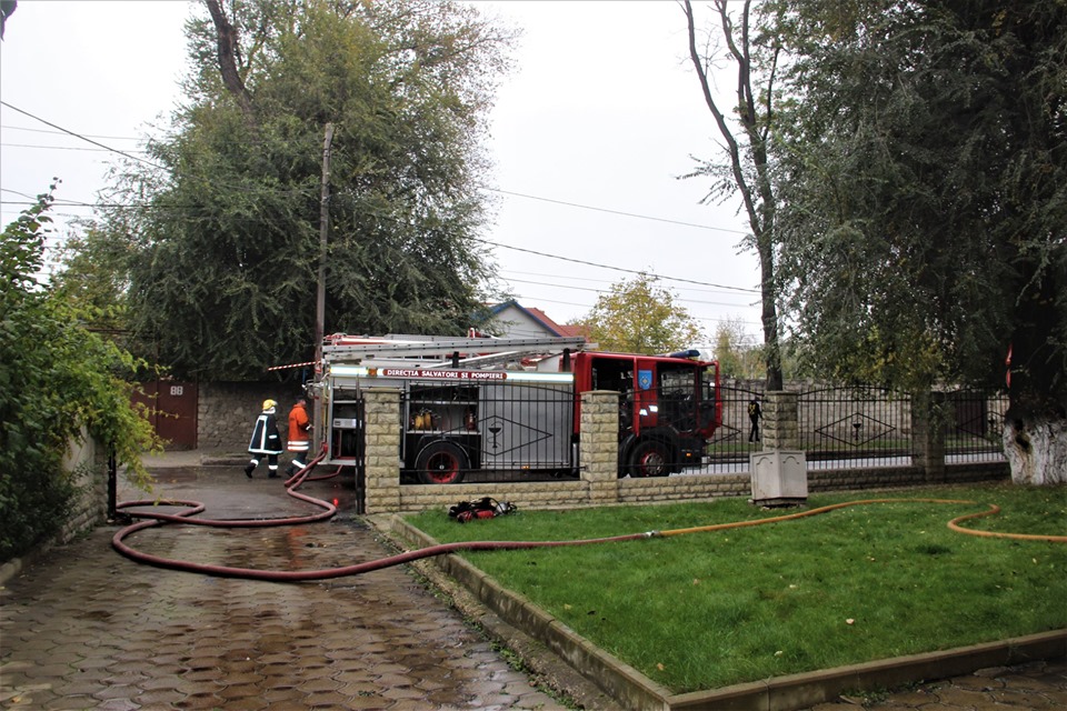 В Кишиневе в Центре общественного здоровья произошел пожар (ОБНОВЛЕНО)