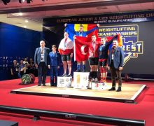 Молдавская спортсменка стала европейской чемпионкой по поднятию штанги. Ее результат — 231 кг