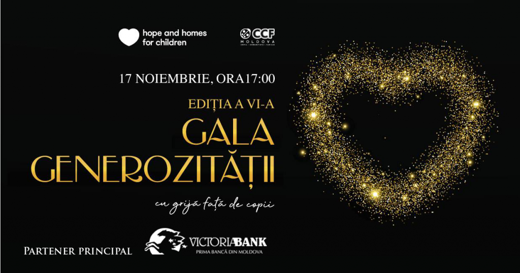 Victoriabank – mândru partener al Galei Generozității 2019