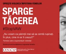ОБСЕ запустила кампанию «Не молчи» против гендерного насилия в Молдове