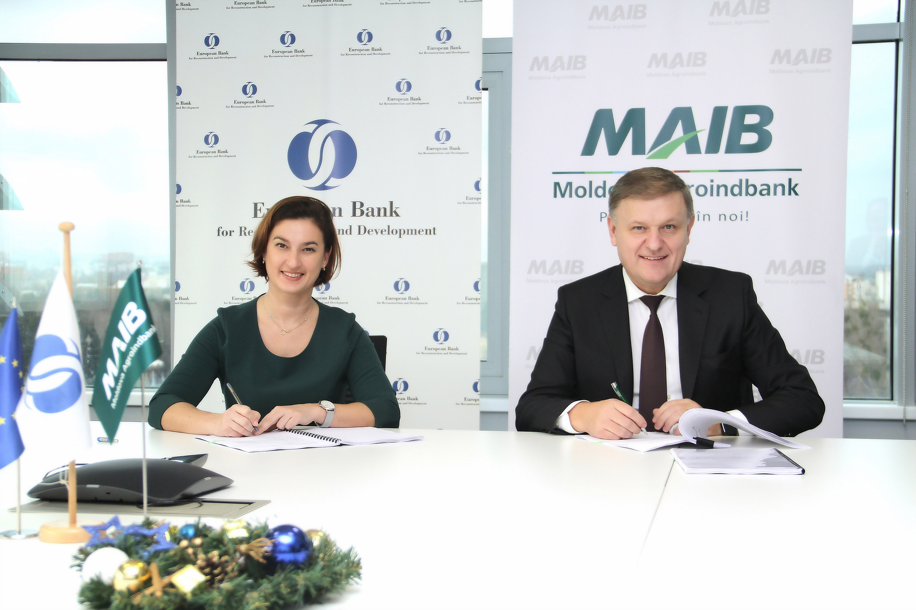 Un nou acord de finanțare semnat de BERD și MAIB pentru creșterea calității, competitivității și facilitarea accesului pe piața UE a IMM-urilor