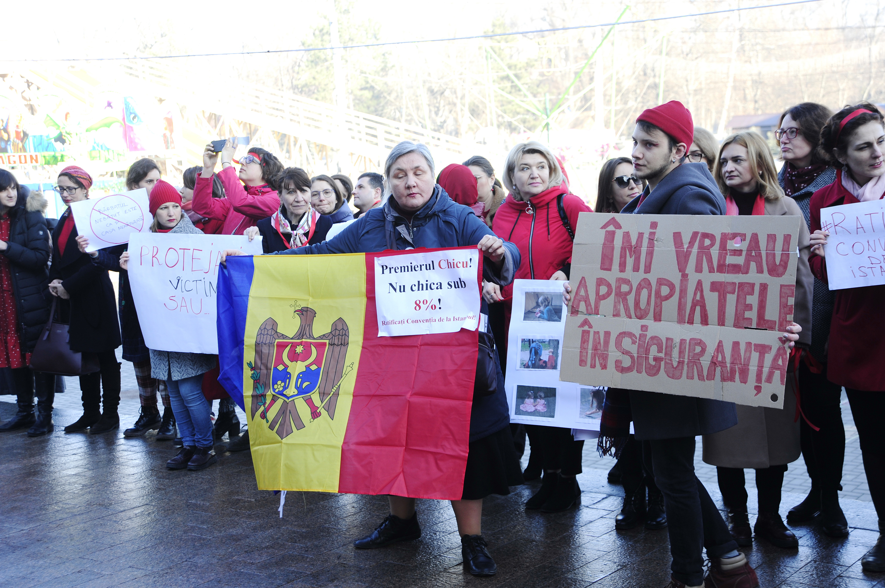 protestul contra violenței