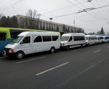 FOTO În centrul capitalei s-a desfășurat greva transportatorilor auto. NM a transmis LIVE de la fața locului