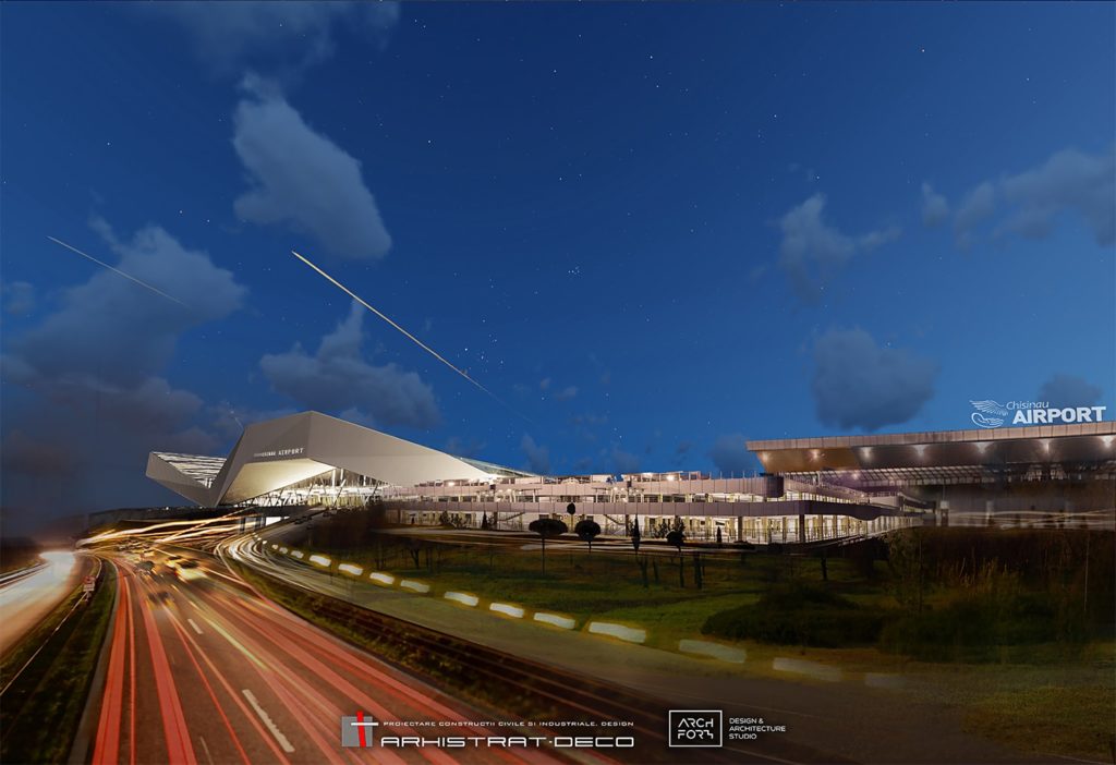 Investitorul Aeroportului Internațional Chișinău a solicitat permisiunea de a construi noul Terminal