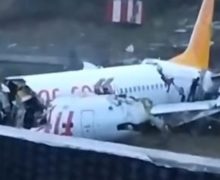 VIDEO Momentul în care un avion a fost rupt în trei la Istanbul a fost filmat. Bilanțul victimelor este de 3 morți și 179 de răniți