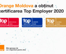 Orange Moldova получила сертификат Top Employer на международном уровне в 2020