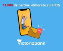 Victoriabank a eliberat aproape 11 000 de carduri cu E-PIN