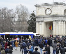 Protestatarii au deblocat temporar străzile Pușkin, Bănulescu-Bodoni și bulevardul Ștefan cel Mare și Sfânt