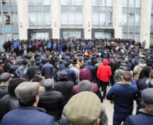 FOTOREPORTAJ/ Cum a avut loc protestul veteranilor războiului de pe Nistru