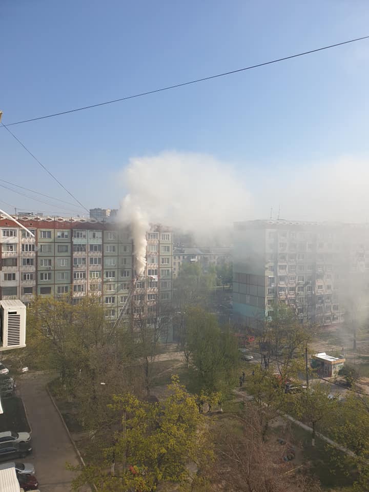 В Кишиневе на Рышкановке произошел пожар (ОБНОВЛЕНО)