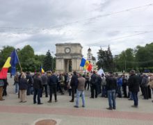 На главной площади Кишинева протестуют ветераны (ВИДЕО)