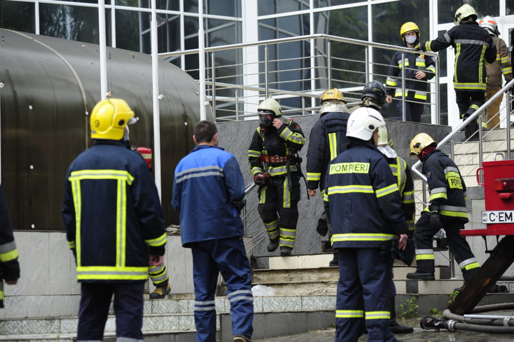 Incendiu la Moldexpo