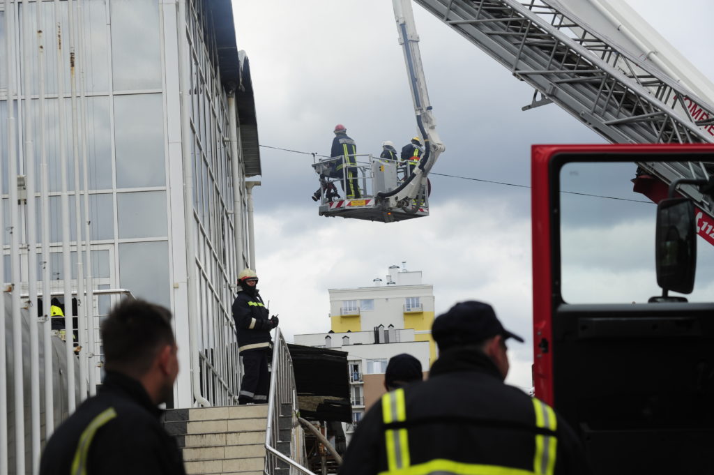 Incendiu la Moldexpo