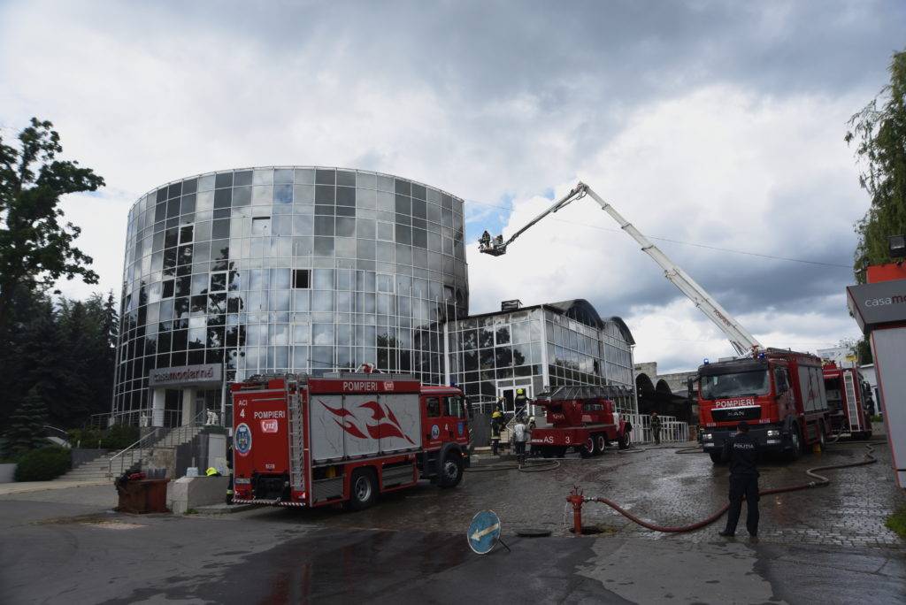 Incendiu la Moldexpo