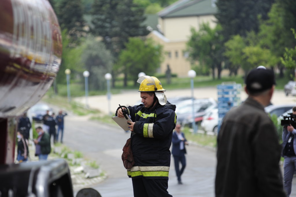 Incendiu la Moldexpo