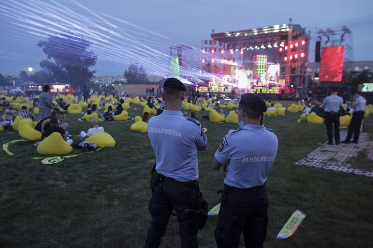 FOTO În capitala României s-a desfășurat primul concert de la apariția pandemiei de COVID-19