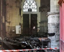 Во Франции задержали подозреваемого в поджоге Нантского собора