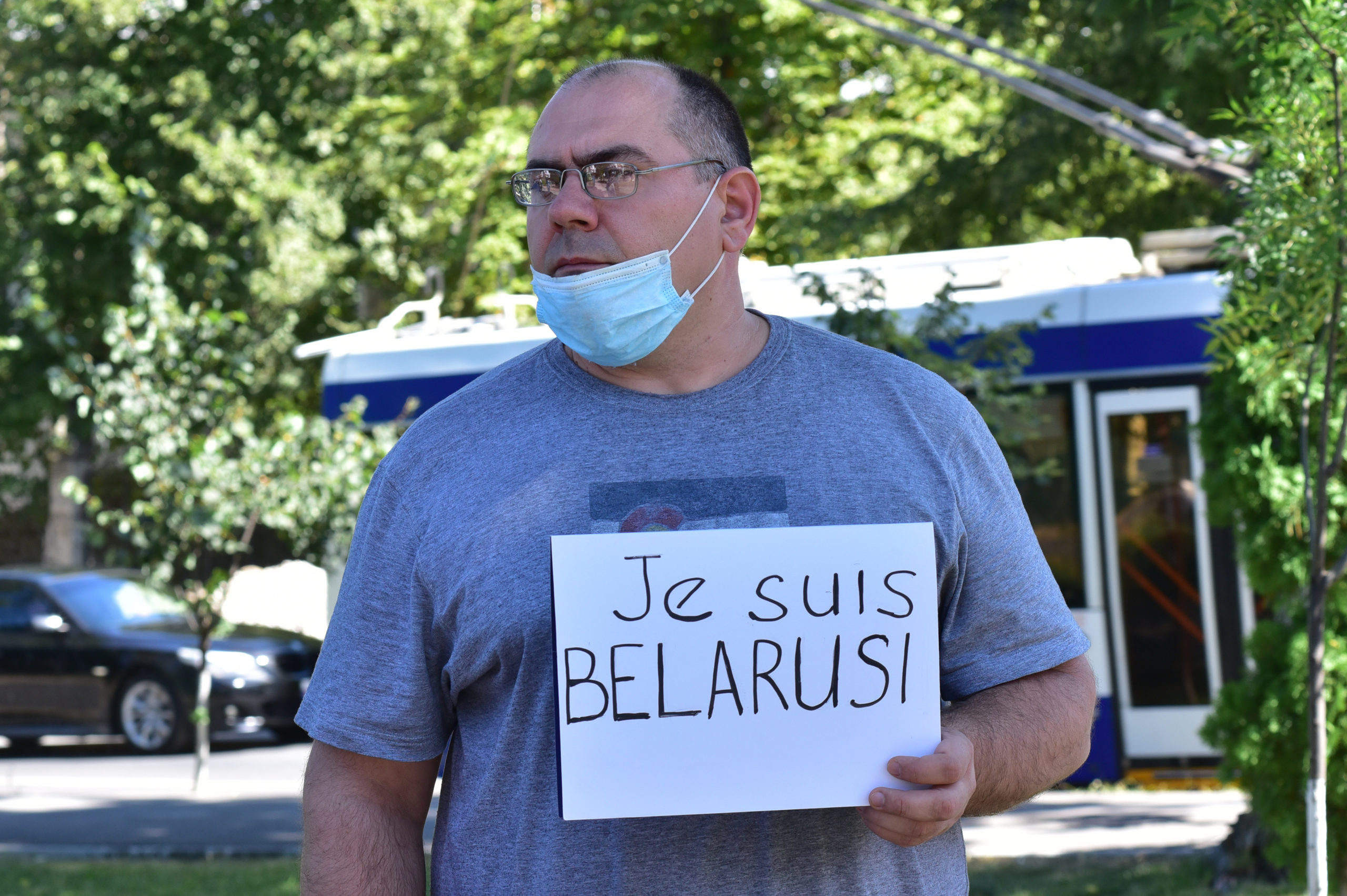 Protest ambasada republicii Belarus