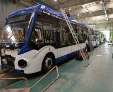 В Кишиневе на этой неделе появятся пять новых троллейбусов-«гармошек»