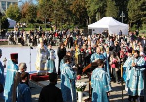 Полиция не увидела нарушений во время церковной службы, которая прошла в центре Кишинева