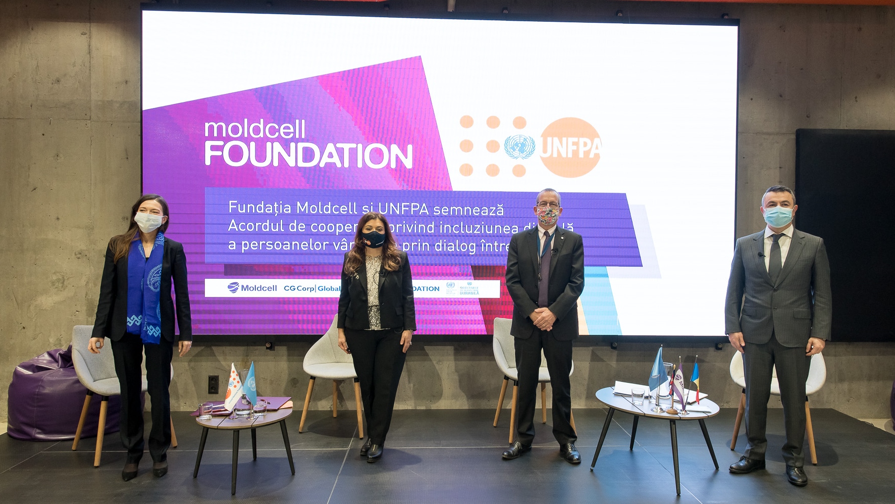 Moldcell расширяет проект «Лайк от бабушки» с помощью партнерства между Фондом ООН в области народонаселения и Фондом Moldcell