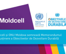 Moldcell – prima companie care a semnat Memorandumul de Înțelegere cu Organizația Națiunilor Unite în Moldova în vederea susținerii Obiectivelor de Dezvoltare Durabilă
