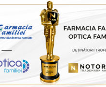 В этом году Farmacia Familiei снова получила премию Notorium Trademark Awards