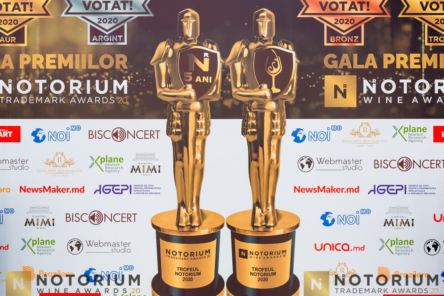 Cum a fost la ediția a 5-a a Galei premiilor NOTORIUM Trademark Awards și NOTORIUM Wine Awards 2020