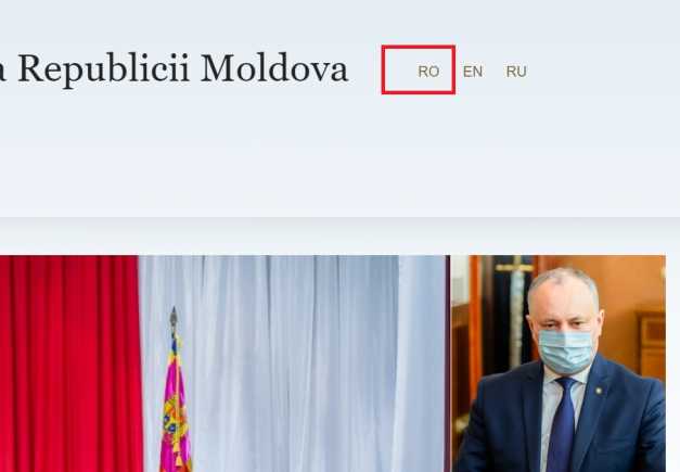 Dodon explică jurnaliștilor ruși de ce pe site-ul președinției a revenit limba română (VIDEO)