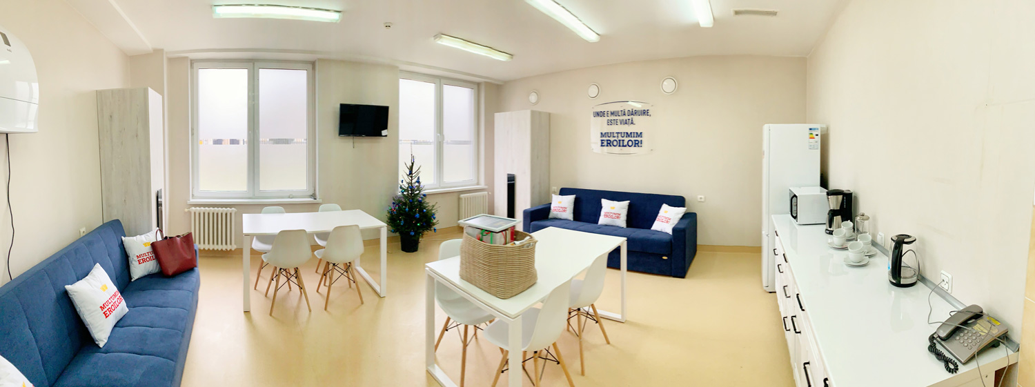Proiectul Chișinău ”Mulțumim Eroilor!” aduce camere moderne de odihnă în spitale