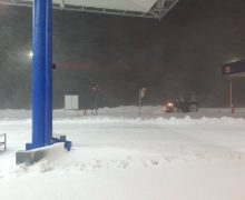 На границе Молдовы два КПП приостановили работу из-за снегопада