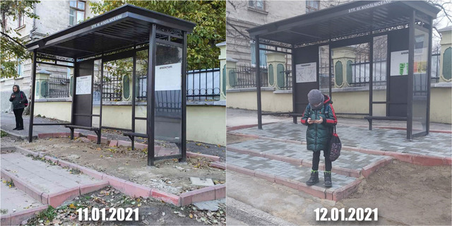 Жители Кишинева довольны новыми остановками общественного транспорта