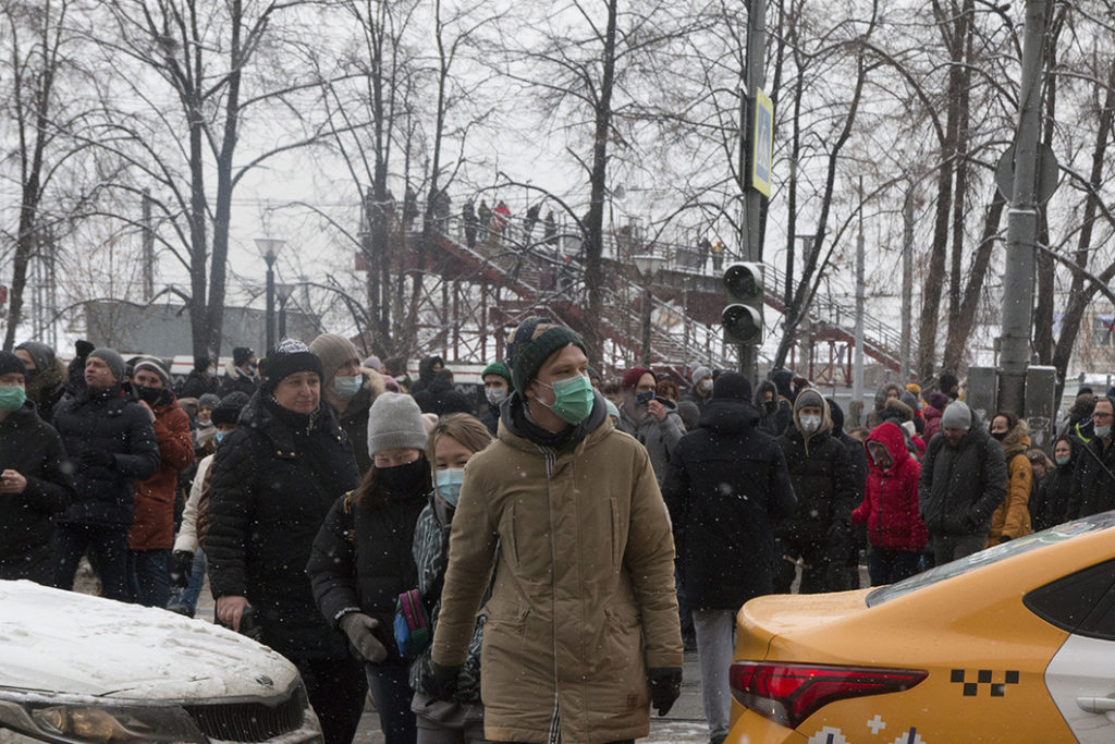 Peste 5000 de persoane au fost reținute în urma demonstrațiilor pro-Navalnîi (FOTO)
