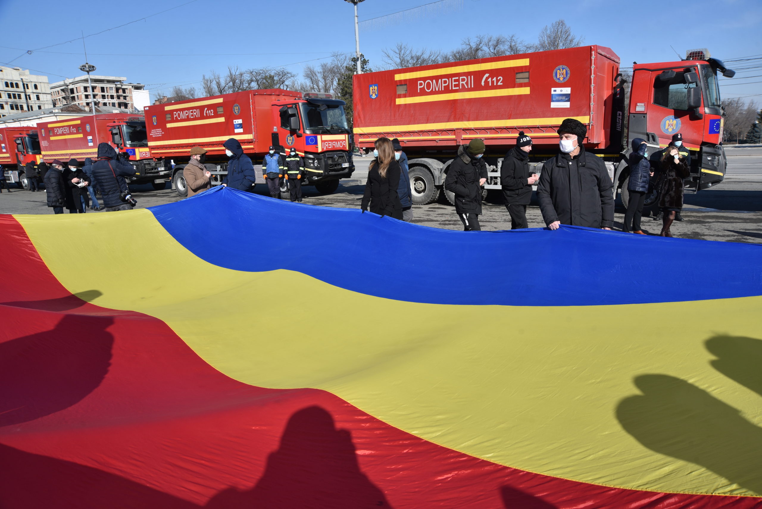 В Кишинев доставили гуманитарную помощь из Румынии. Фоторепортаж NM