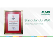 Moldova Agroindbank получил награду «Бренд года 2020» в категории «Банки / Страхование / Финансы»