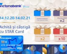 Будь всегда с деньгами на счете с картой STAR Card – не упусти последний этап акции Victoriabank