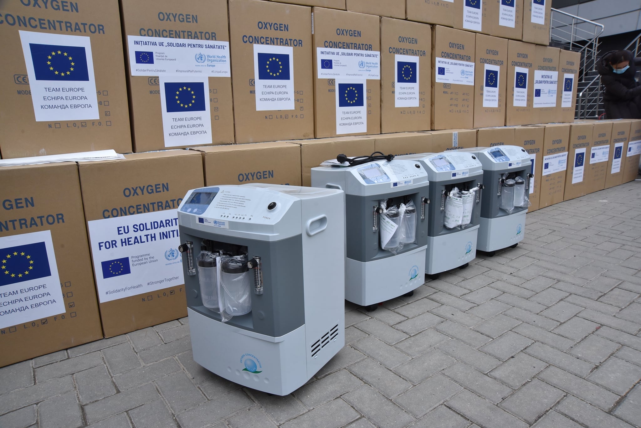 ЕС и ВОЗ предоставили Молдове оборудование для лечения пациентов с коронавирусом (ФОТО)