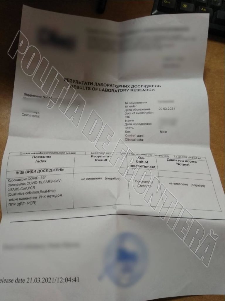 A plătit €200 pentru un test fals la Covid-19. Cum a vrut un locuitor din Ungheni să evite carantina (FOTO)
