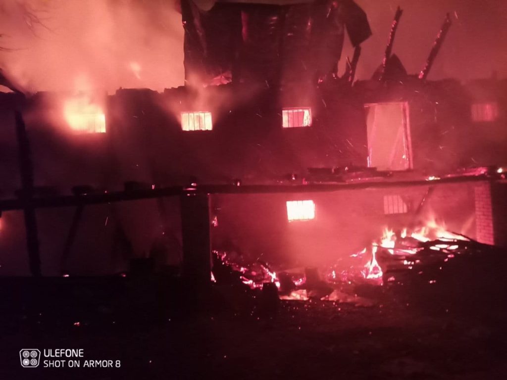 В монастыре в Хыржавке произошел пожар (ФОТО)