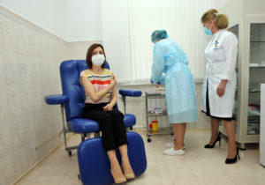LIVE Maia Sandu s-a vaccinat cu doza booster anti-Covid. Declarații de presă