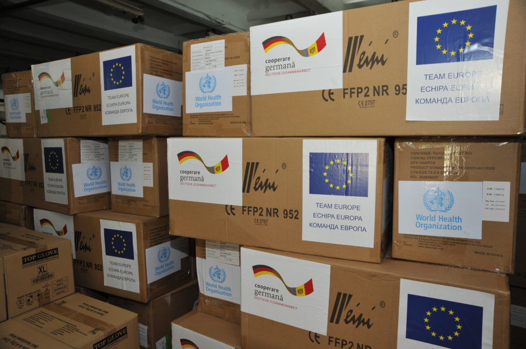 ЕС и Германия передали Молдове партию защитной экипировки для врачей на €537,5 тыс. (ФОТО)