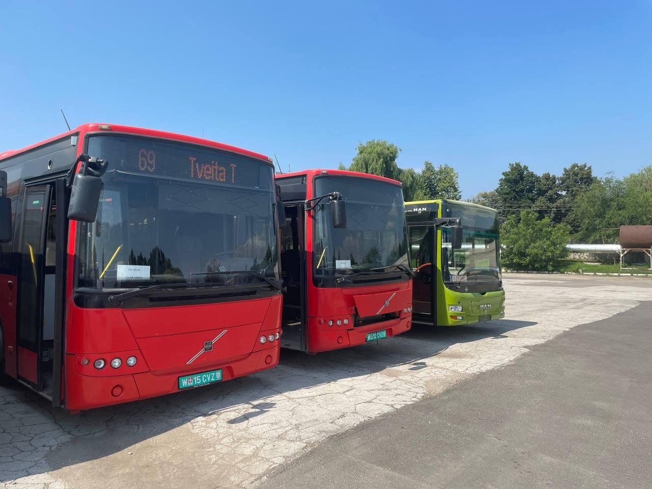 В Кишинев доставили семь автобусов, купленных в Норвегии (ФОТО)