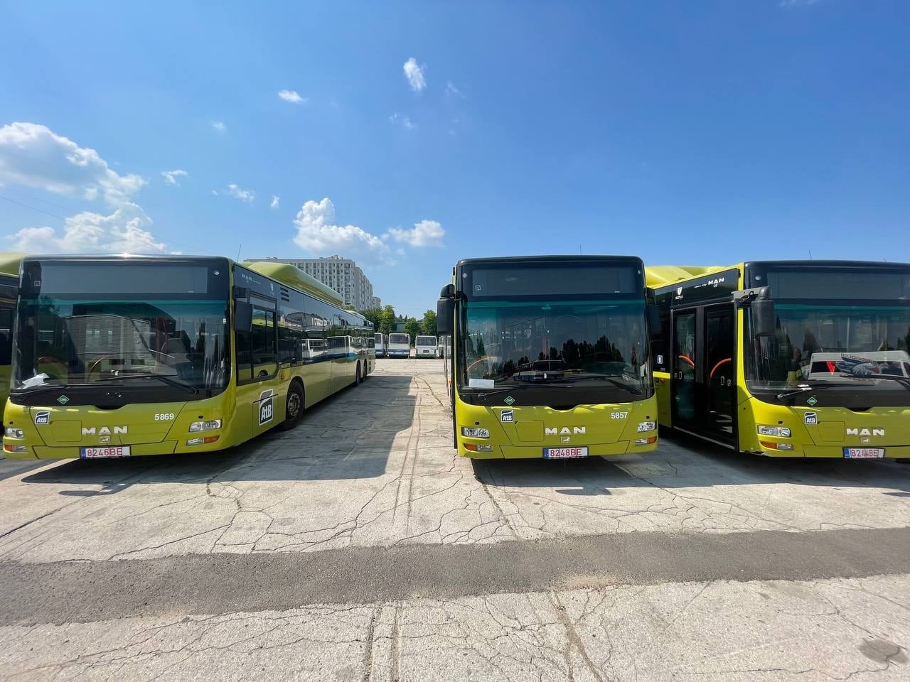 В Кишинев доставили семь автобусов, купленных в Норвегии (ФОТО)